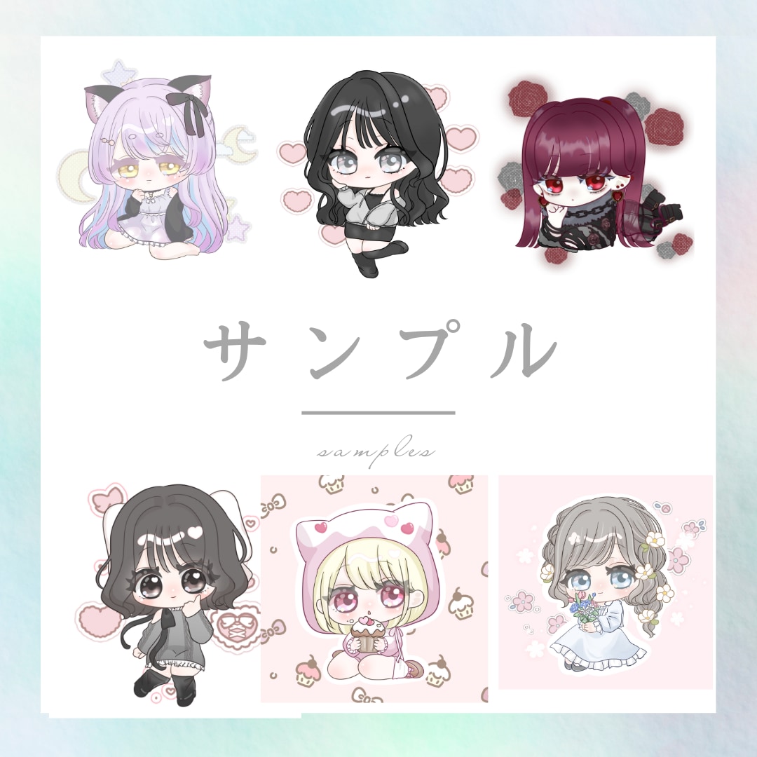 アイコンサイズのイラスト描きます アイコンサイズのイラストをお手軽価格で描きます！ イメージ2