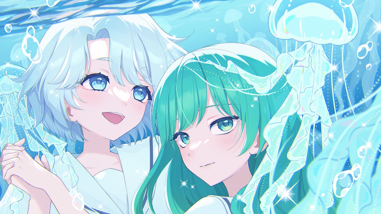 一枚絵制作します 商用利用込み/リテイク何度でも◎ イメージ1