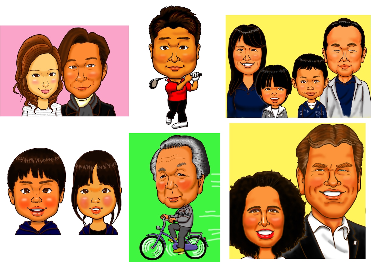 画像から似顔絵をお描きいたします SNSアイコン、名刺、プレゼントなどお役立てください！ イメージ6