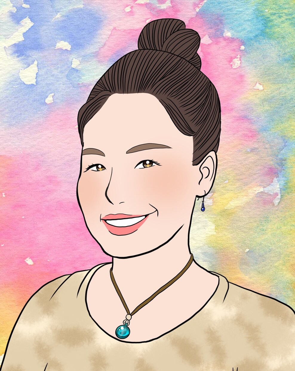 あなたの似顔絵おかきお描きします 家族や恋人・友達・自分へのプレゼントに似顔絵はいかがですか？ イメージ5