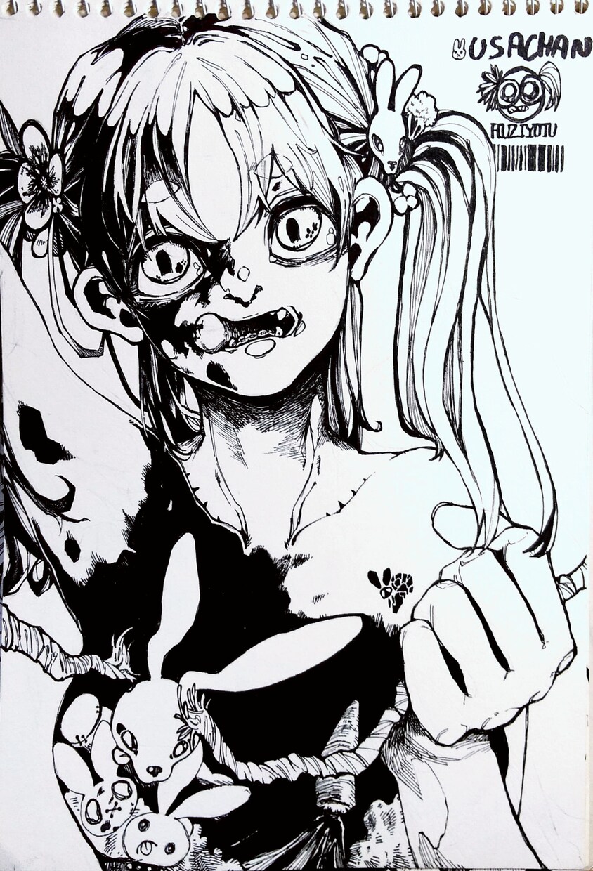 キャラデザ、似顔絵、一枚絵、描きます ＊モノクロイラスト（一色のみ色追加可能）＊ イメージ4