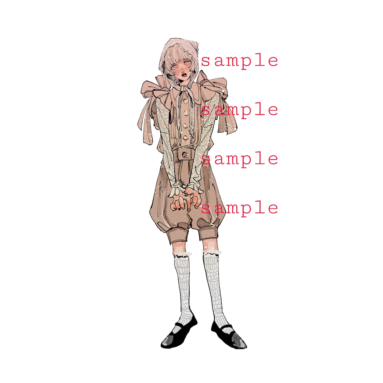 オシャレで個性的な全身イラストを制作します 洋服やキャラのデザインもお任せできるあなただけの一枚を！ イメージ3