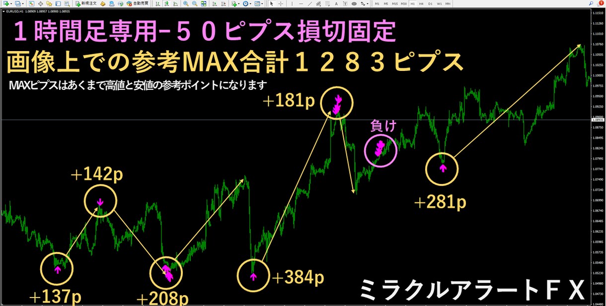 専業がガッツリ狙うスイングとデイトレード提供します FX初心者でもシンプルな鉄板スキルを習得し相場観を養えます イメージ2