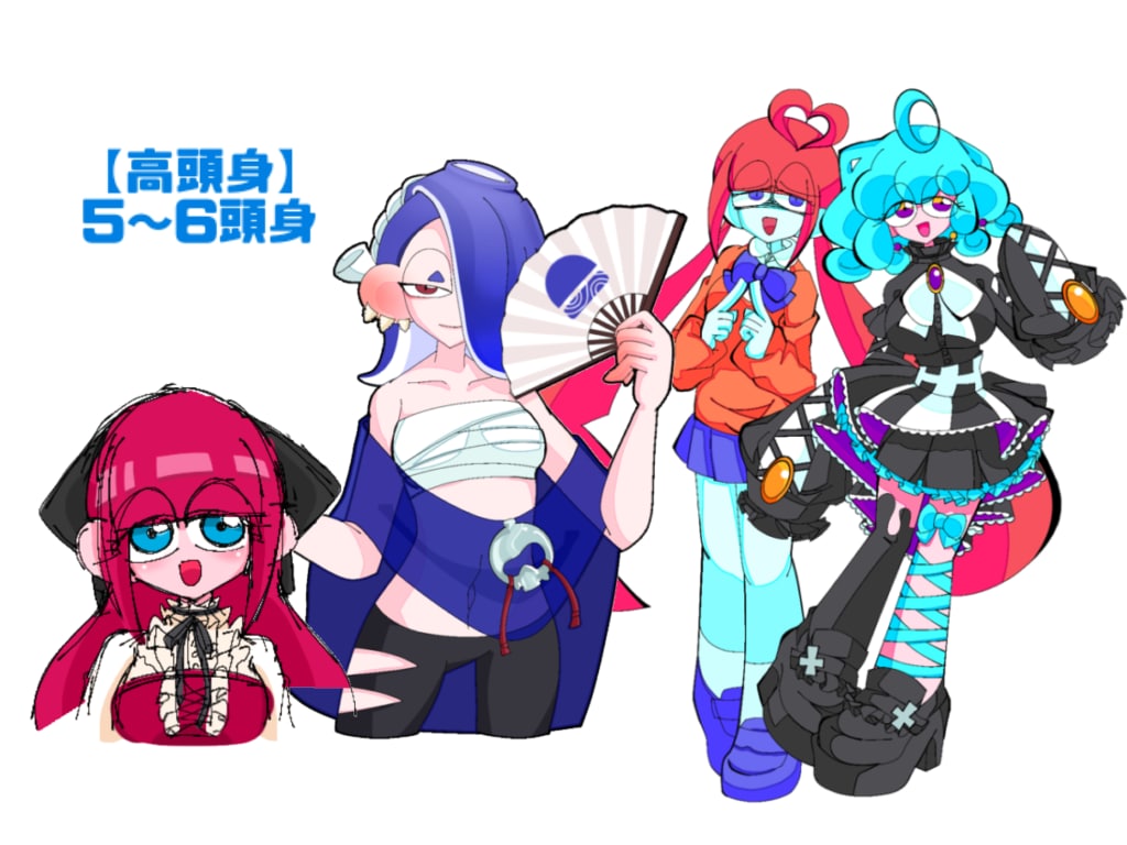 幅広い頭身のポップなイラストを作成します ポップなイラストが手早く欲しい方に！YouTuber用にも！ イメージ1