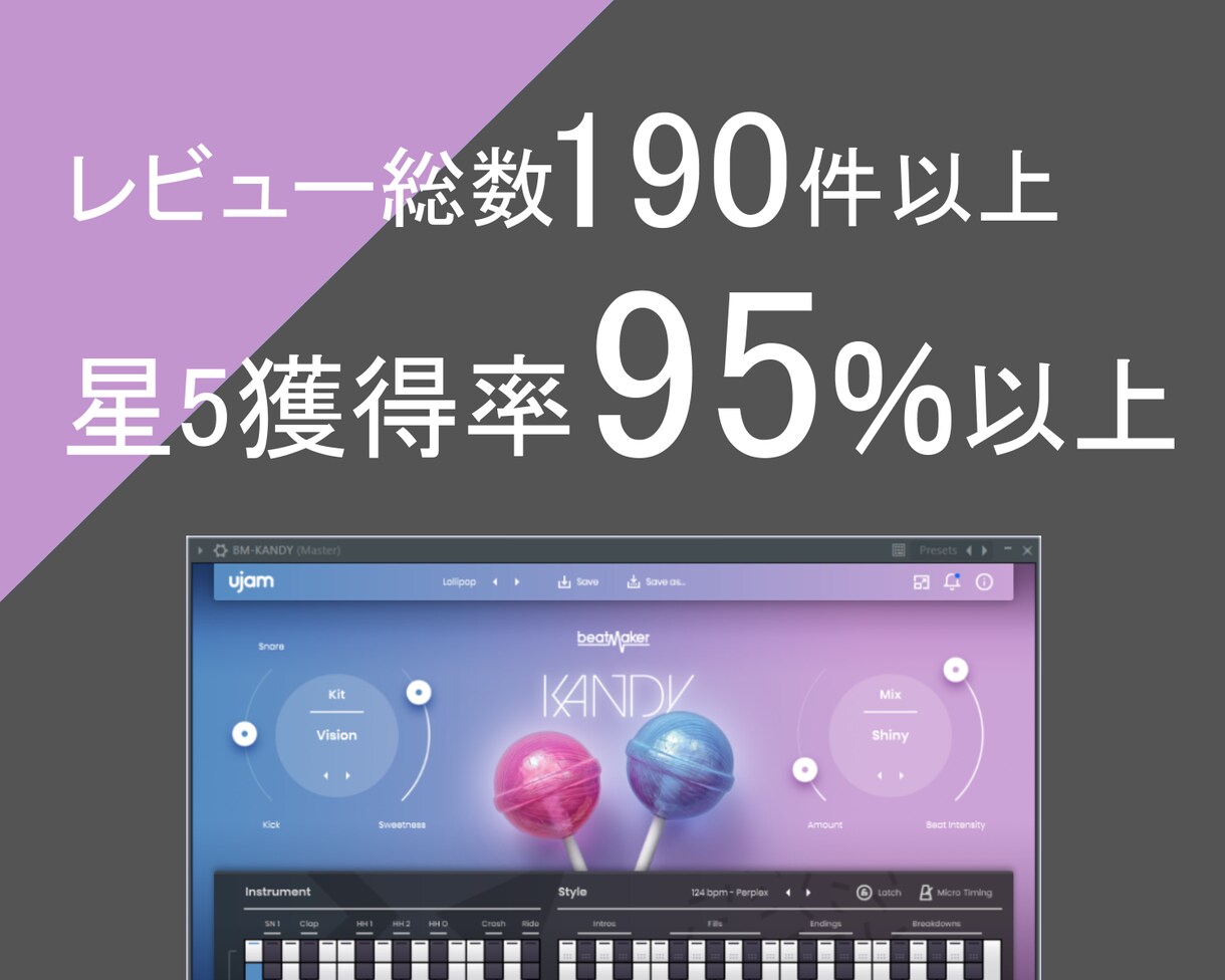 EDM、K-POP、HIP-HOPの作曲編曲します 歌モノ制作可能、著作権譲渡、商用利用可能、クレジット表記不要 イメージ2