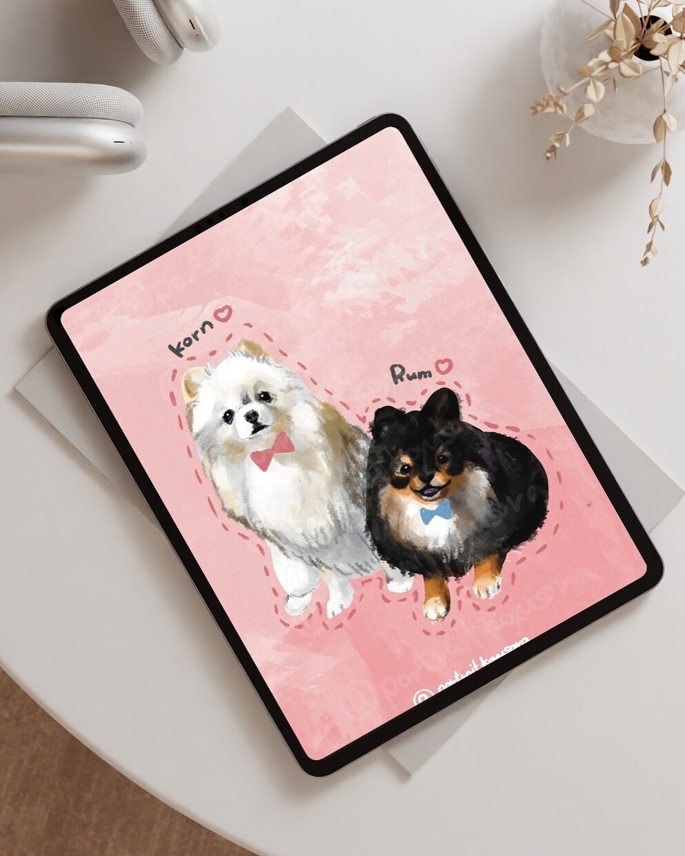 デジタルイラスト!ペットのイラスト作成します バースデーやお家記念日にいかがですか？ イメージ3