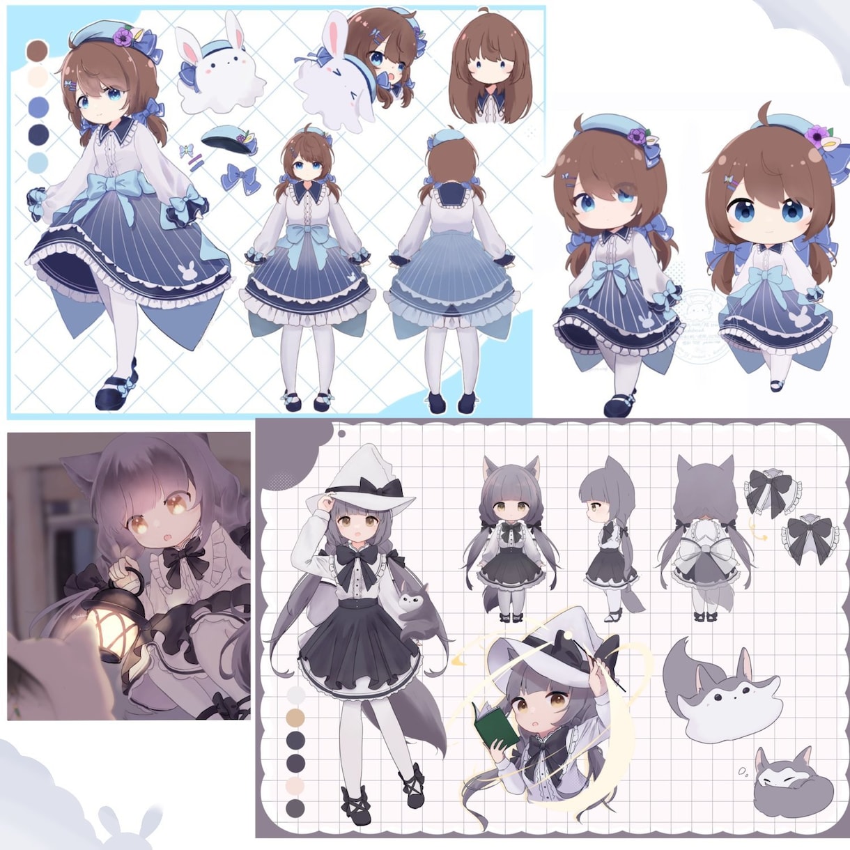 ゆるめ+かわいいキャラクターイラストを制作します MVやVの配信向けのイラスト、パーツ分けもok！ イメージ8