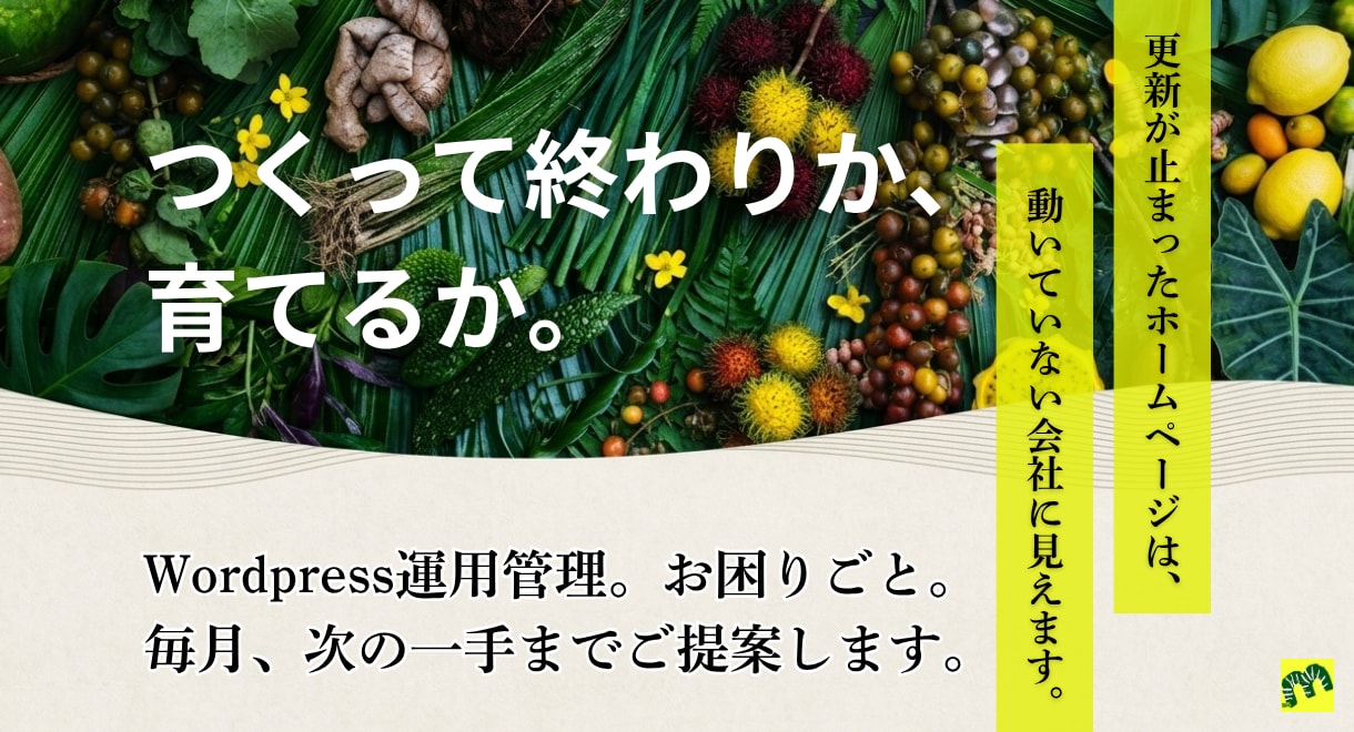 WordPressを育てる伴走運用管理します 改善の一手・記事投稿・打合せまで毎月伴走します イメージ1