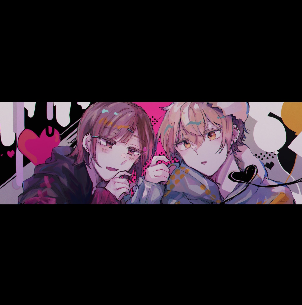 SNSアイコン、ヘッダーイラストお描きします ポップなものから病みかわまで！あなたの好きにお応えします！ イメージ2