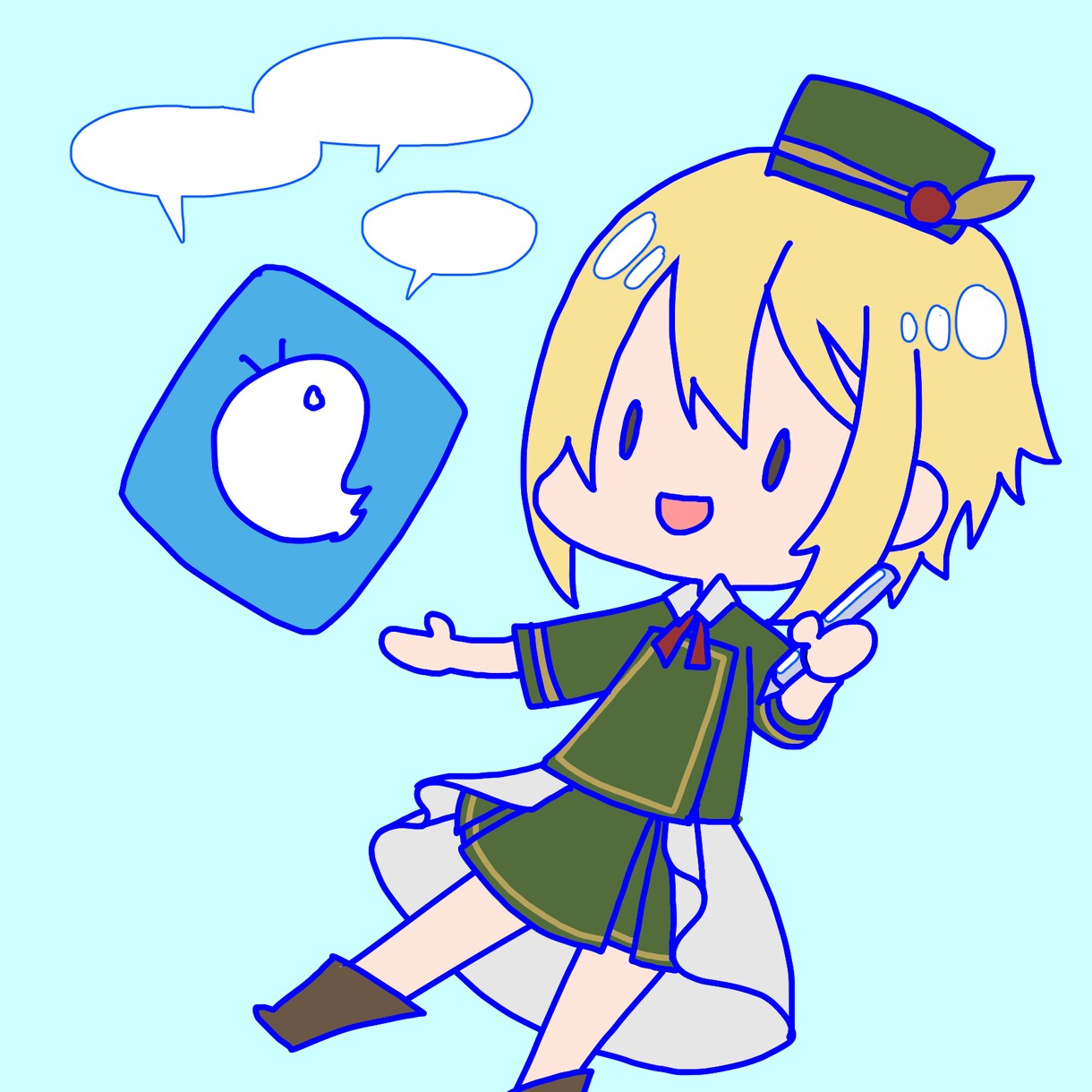 ゆるかわいいちびキャラアイコン作成します ちょっと気が抜けたタッチがポイントです♪ イメージ1