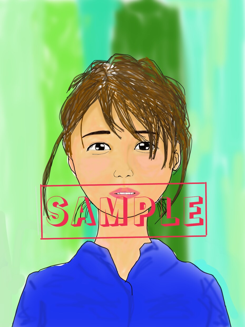 ご希望に沿った似顔絵やイラストを描きます 白黒やカラー、抽象的なものから写実的なものまで承ります イメージ1