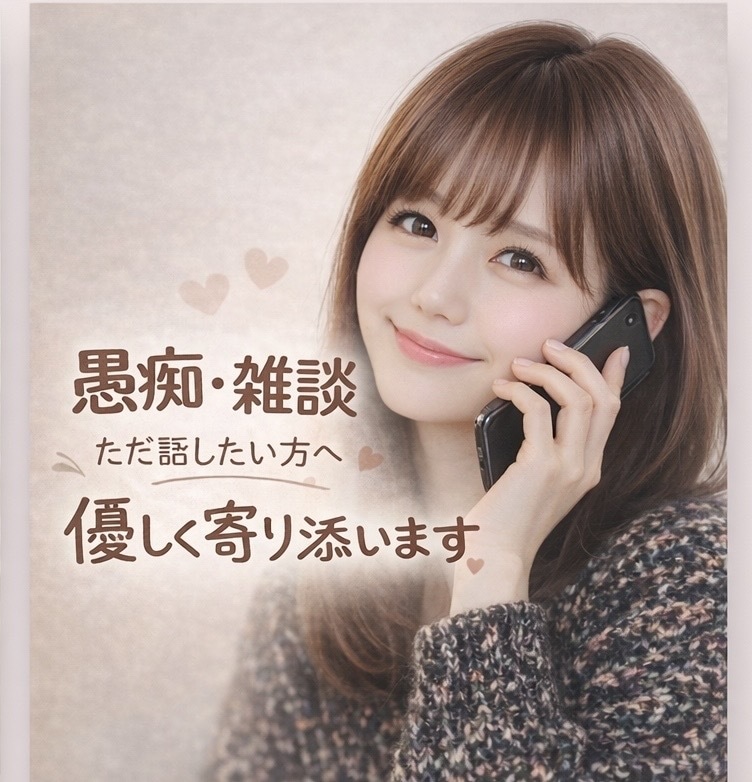 たわいもない話から深い悩みまで心がほっとします 恋愛・雑談・愚痴OK♡笑って話して元気になりませんか？ イメージ1