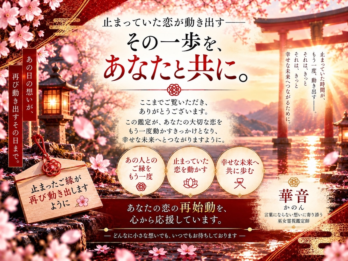 連絡が来ない彼の本音・理由を霊視します 音信不通・復縁｜止まった二人の再始動へ イメージ10