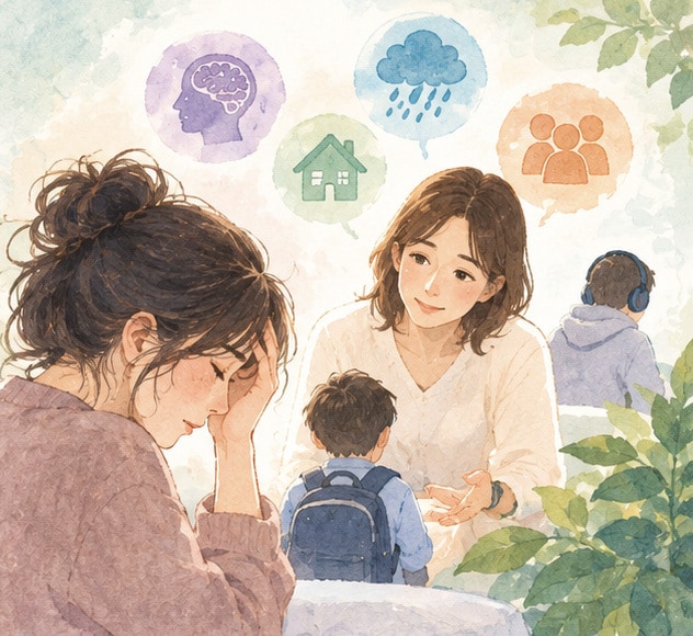 もう限界の親御さんへ向き合い方を一緒に見つめます 発達特性・癇癪・不登校・引きこもり今までとは全く違う視点から イメージ1