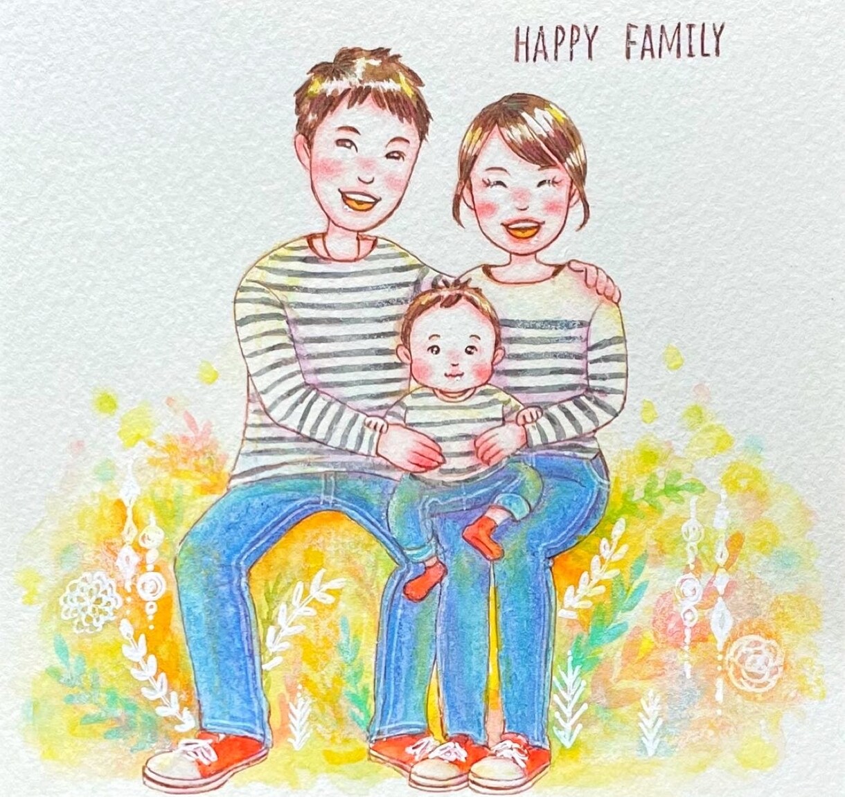 大人可愛い♡ナチュラルな似顔絵をお描きします 365日、たくさんの記念日に彩りを添えます❁ イメージ7