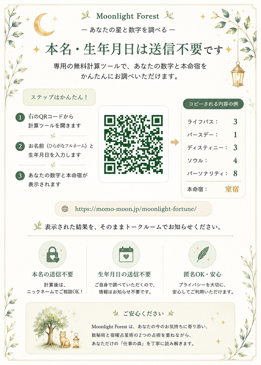私には何が向いてる？仕事に迷うあなたを読み解きます 【匿名OK】強み｜資質｜自分軸｜深掘りします ★数秘×宿曜★ イメージ10