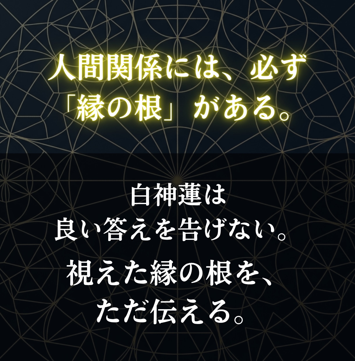 人間関係の断ちきれない縁の正体を神言霊視で暴きます 離れられない縁には根がある。その正体を断言します イメージ8