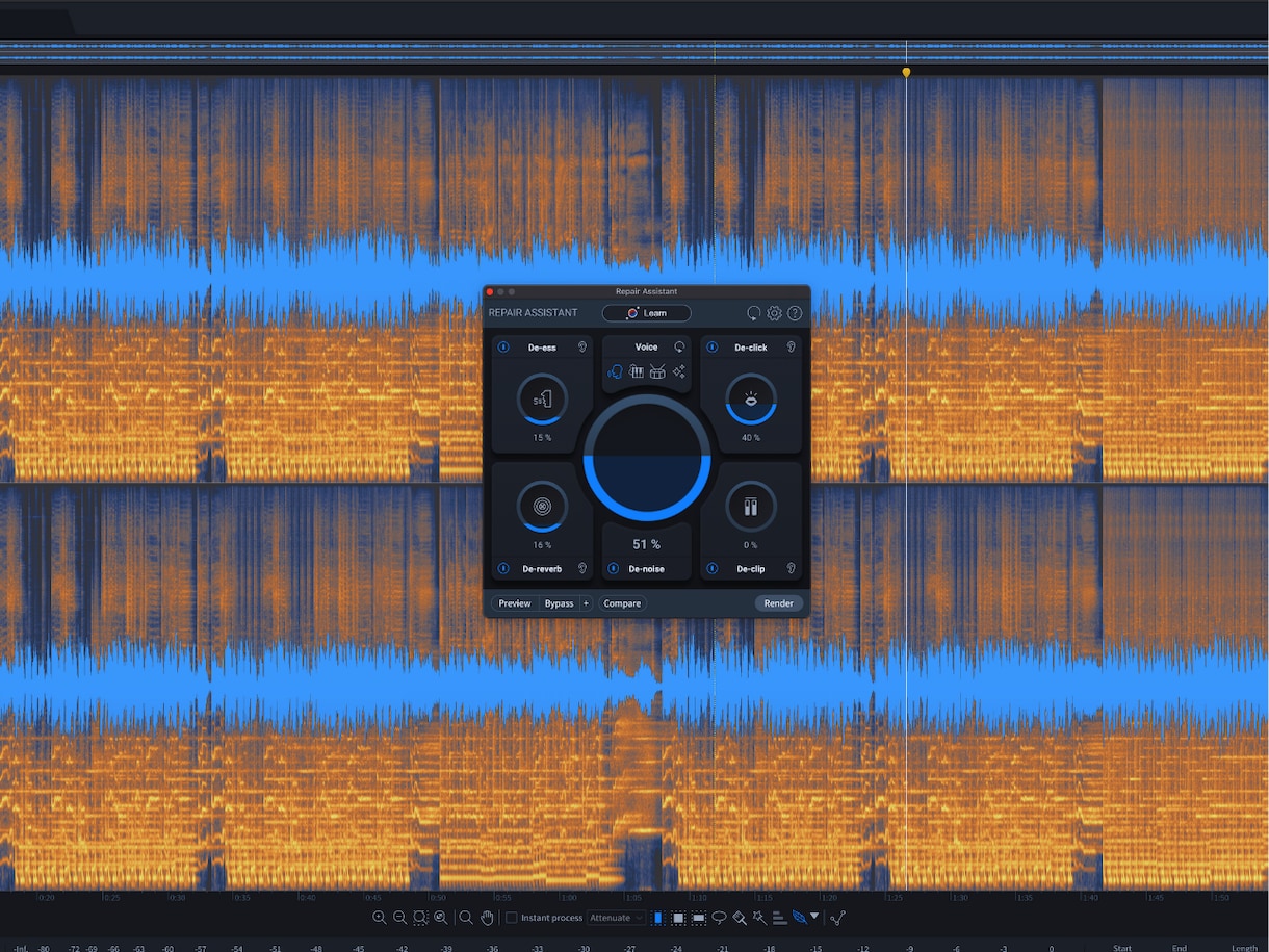 音声データのノイズ・雑音を除去いたします 様々なノイズから音声を修復！プロの作曲家が丁寧に作業します♪ イメージ1