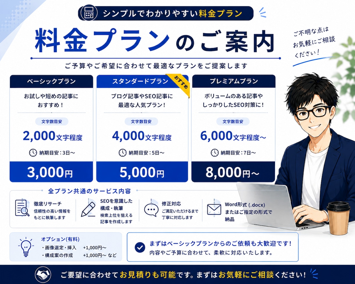 SEO記事・ブログ記事を丁寧に執筆します SEOを意識した、伝わる記事を丁寧に執筆します イメージ5