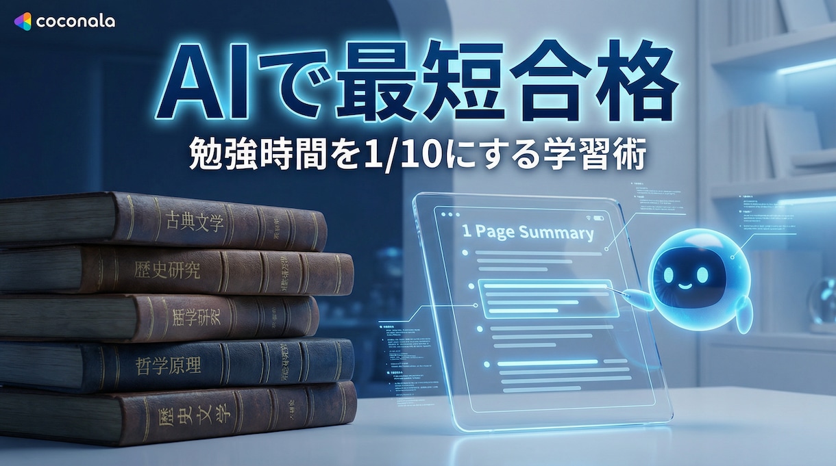 AIで最短合格！専用の学習計画と要約資料を作ります 参考書をAIで要約。24時間質問できるAI家庭教師を構築 イメージ1