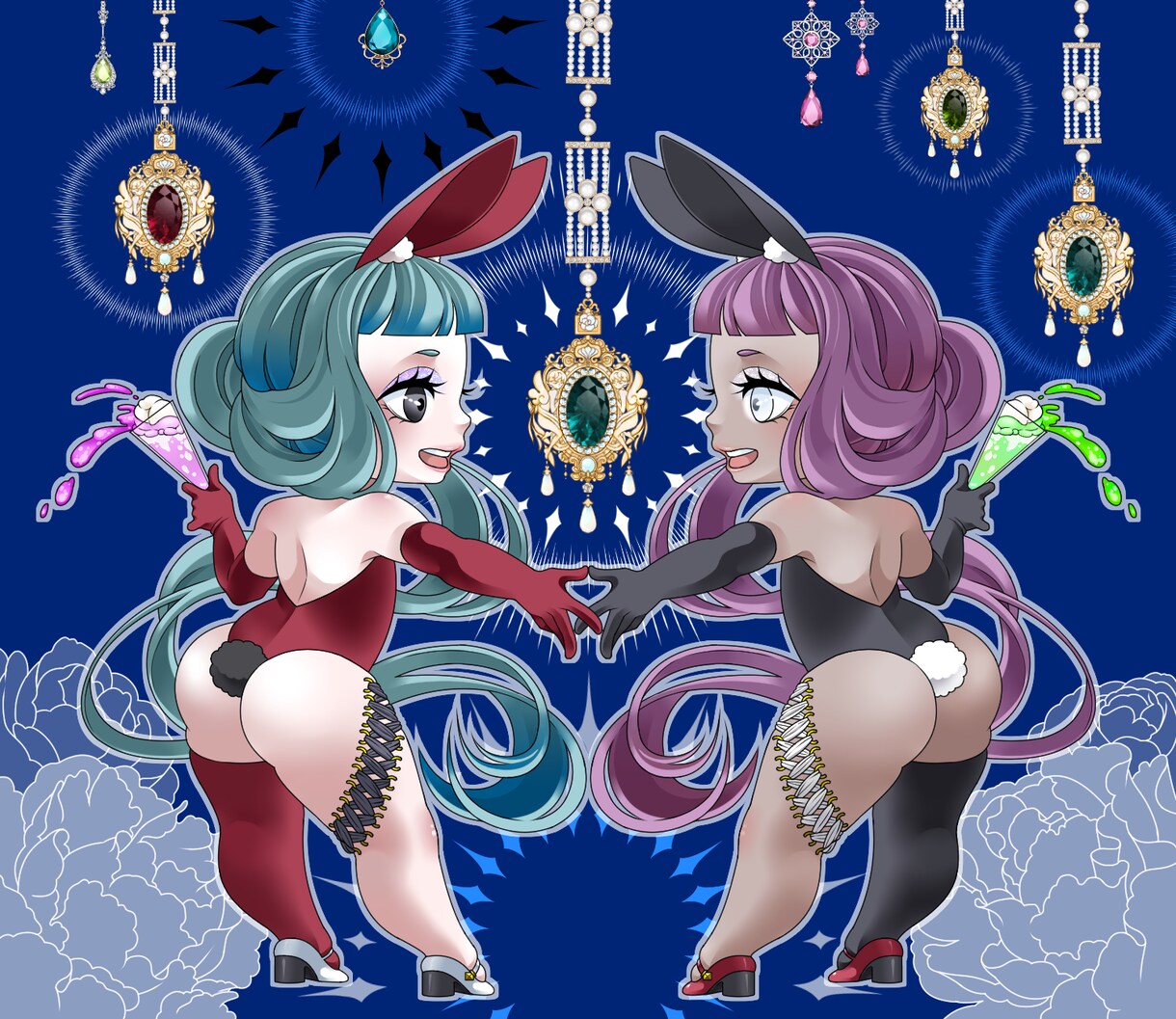デフォルメ・ミニの全身キャライラストなど作成します スレンダーは鉄板♪ぽっちゃりも魅力がある！どんな体型にも対応 イメージ4