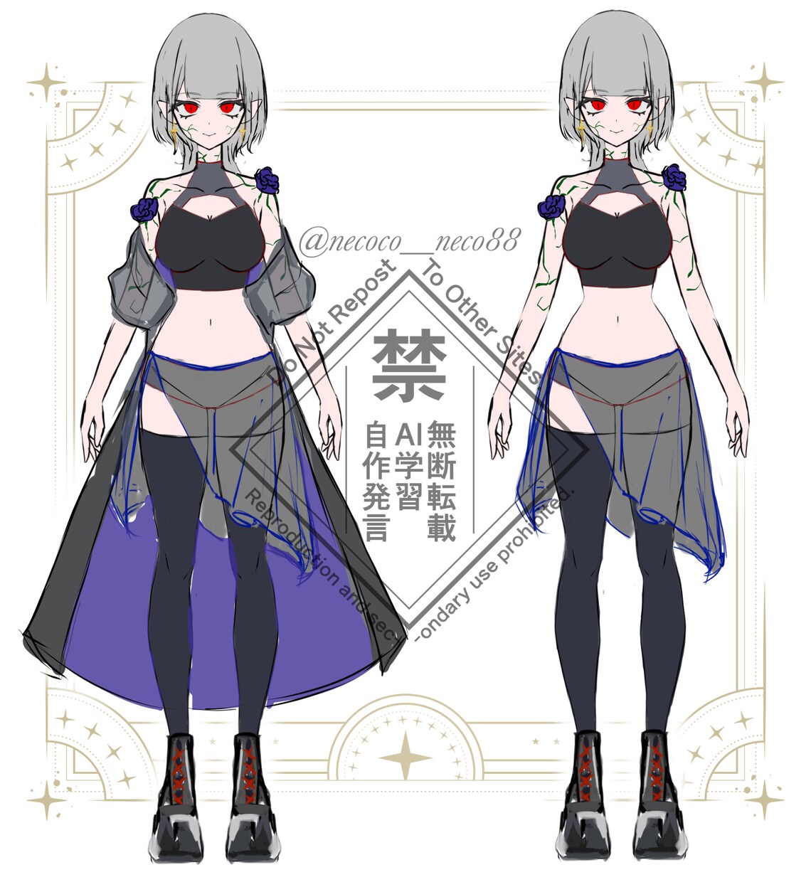 Vtuberデビュー手伝います 貴方だけのお安くハイクオリティな立ち絵を制作致します！ イメージ5