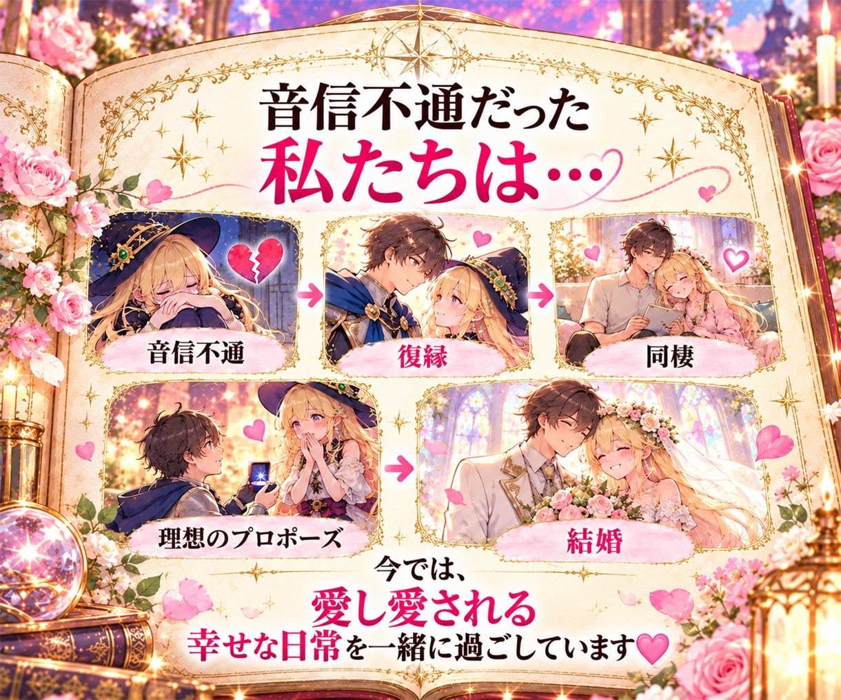 復縁・ツインレイのお悩みにアドバイスします 復縁・片思い・複雑恋愛♡1000字以上個別アドバイス イメージ4