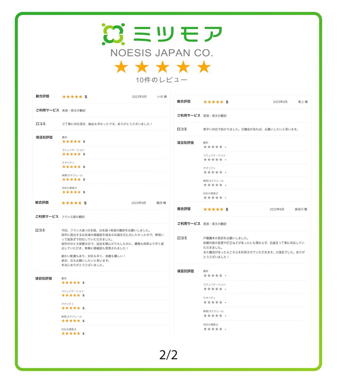 言葉の橋で世界をつなぐ！プロ翻訳者が日英訳します 認定翻訳で高品質・安価・短納期！！ イメージ3