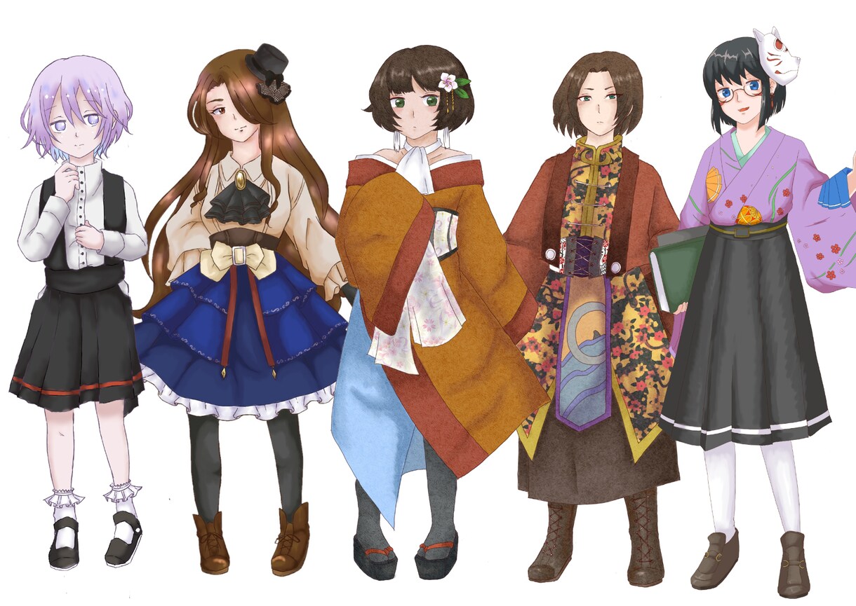 貴方だけの代理キャラクター、お作りします 使用用途は？(配信、TRPG、ボイスドラマ等……) イメージ1