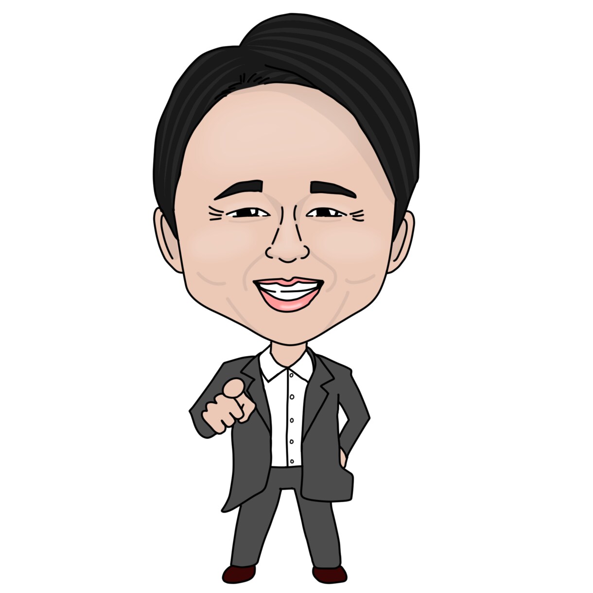 似顔絵の作成をします 名刺、SNS等で使いやすい似顔絵の作成をします。 イメージ7