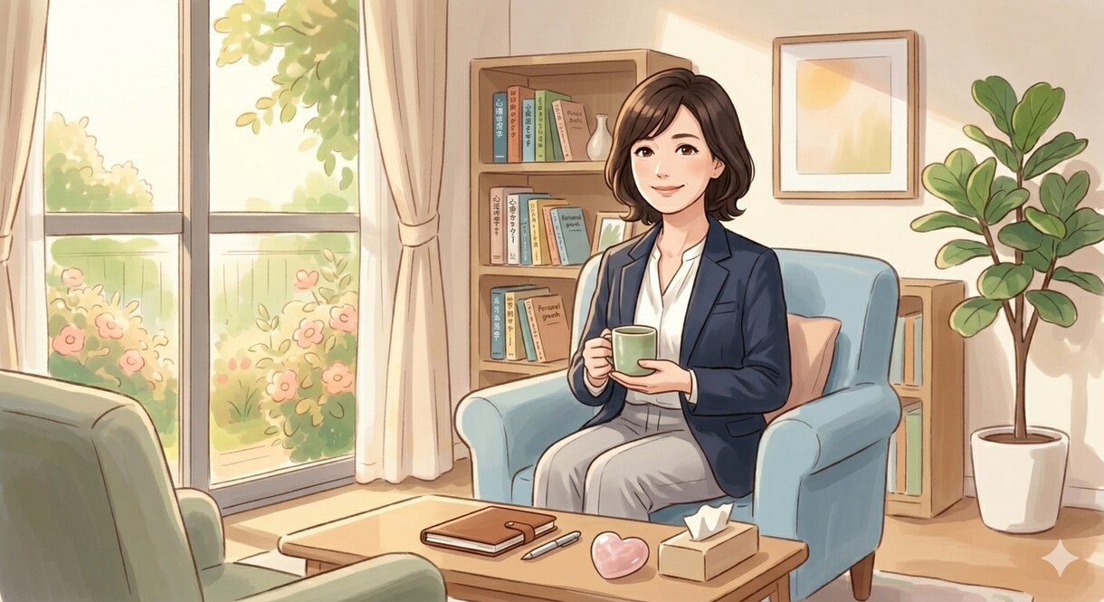 否定せずお話を伺い、沈んだ心を心理学で軽くします 感情コントロールのコツを伝授。穏やかな毎日を一緒に作り出す イメージ1