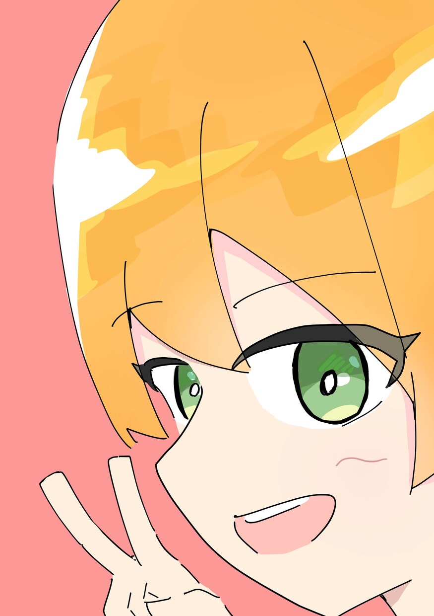 SNS等のアイコンを作成します かわいいバストアップのアイコンイラストを描きます イメージ1