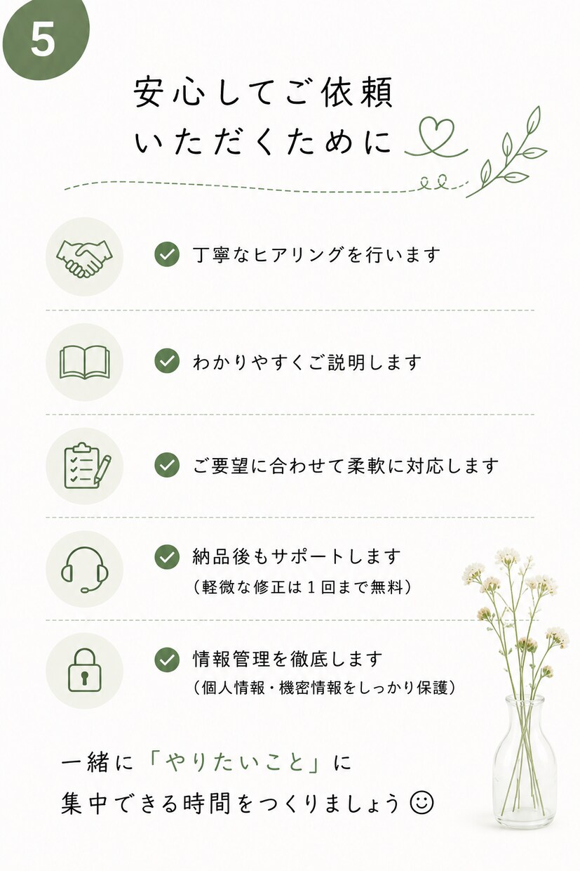 スプレッドシートの面倒な作業を自動化します 人がやらなくていい作業を、仕組みにします イメージ5