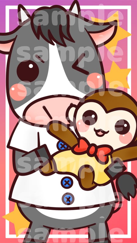 動物や人間キャラのデフォルメイラスト描きます 動物などのキャラクターを作成したり、アイコンを描きます！ イメージ5