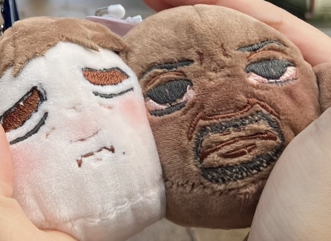 推し！？自分？をオリジナルぬいぐるみにしてみます デザイン。刺繍、縫製は工業ミシンで。 イメージ1