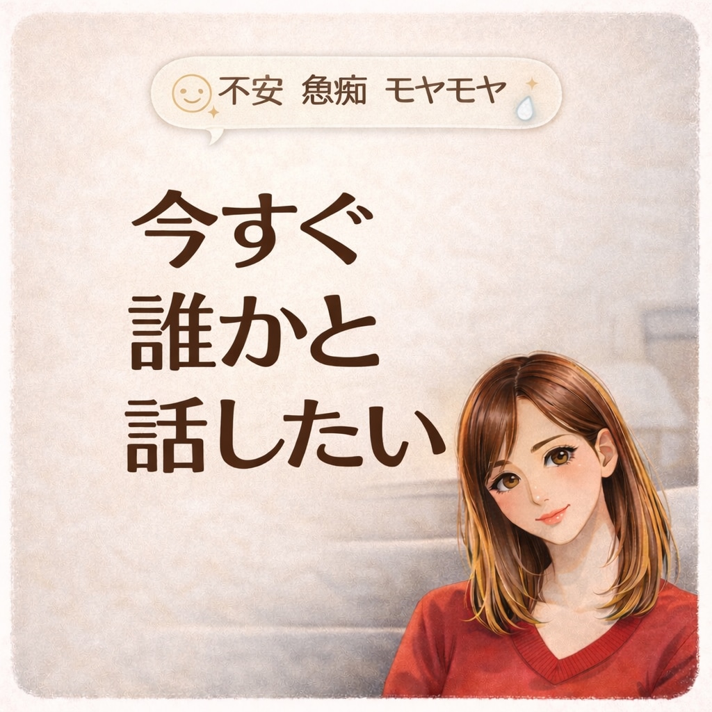 不安・愚痴・モヤモヤ｜なんでも聞きます 溜まったストレスは吐き出しましょう イメージ1
