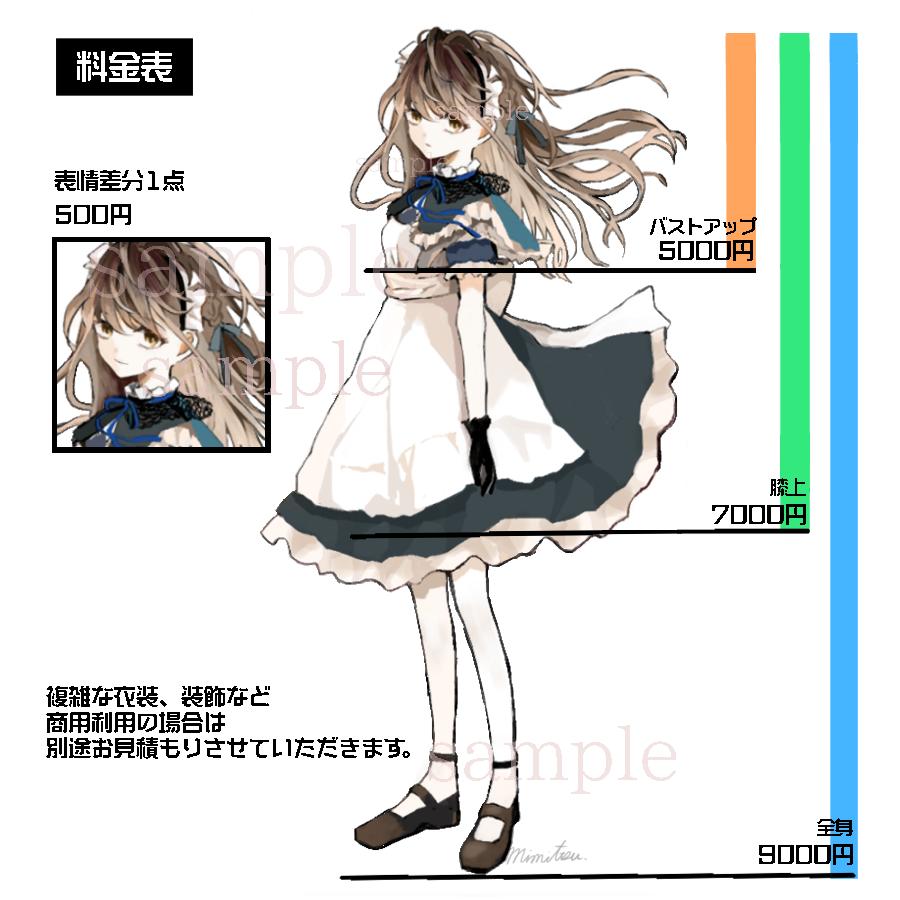 立ち絵制作します TRPG、ゲームなどに使用できる立ち絵イラスト イメージ3