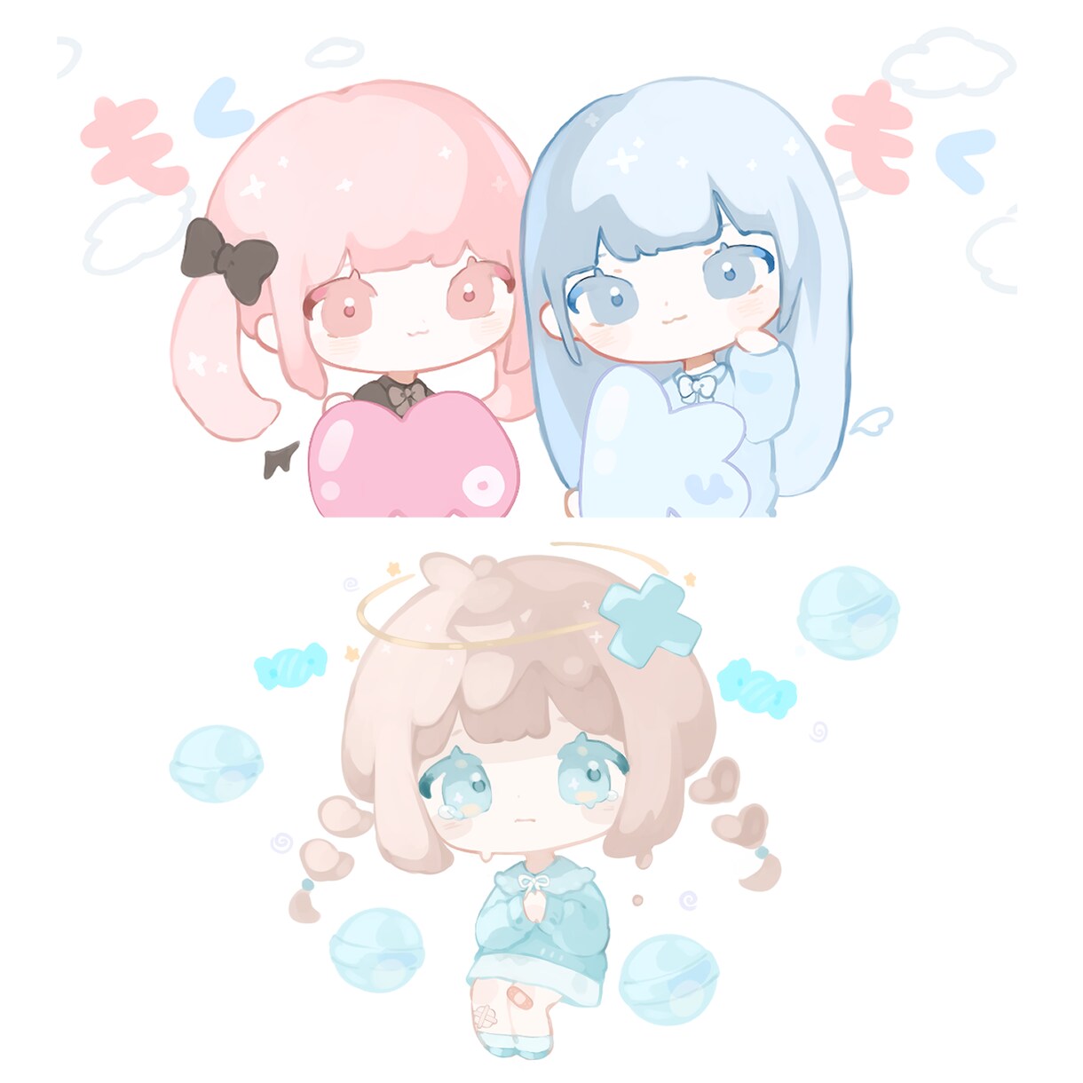 ころっと可愛いデフォルメイラスト描きます アイコン、スタンプ何にでも使えます イメージ4