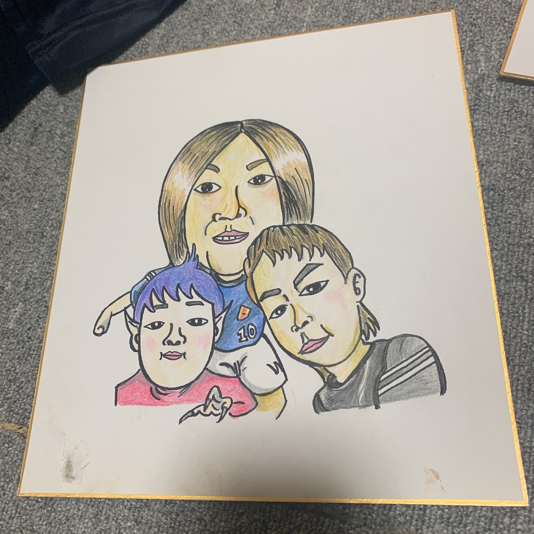 1枚しかない似顔絵お書きしますます ちょけた笑いありの似顔絵ニーズに出来るだけお答えします イメージ3