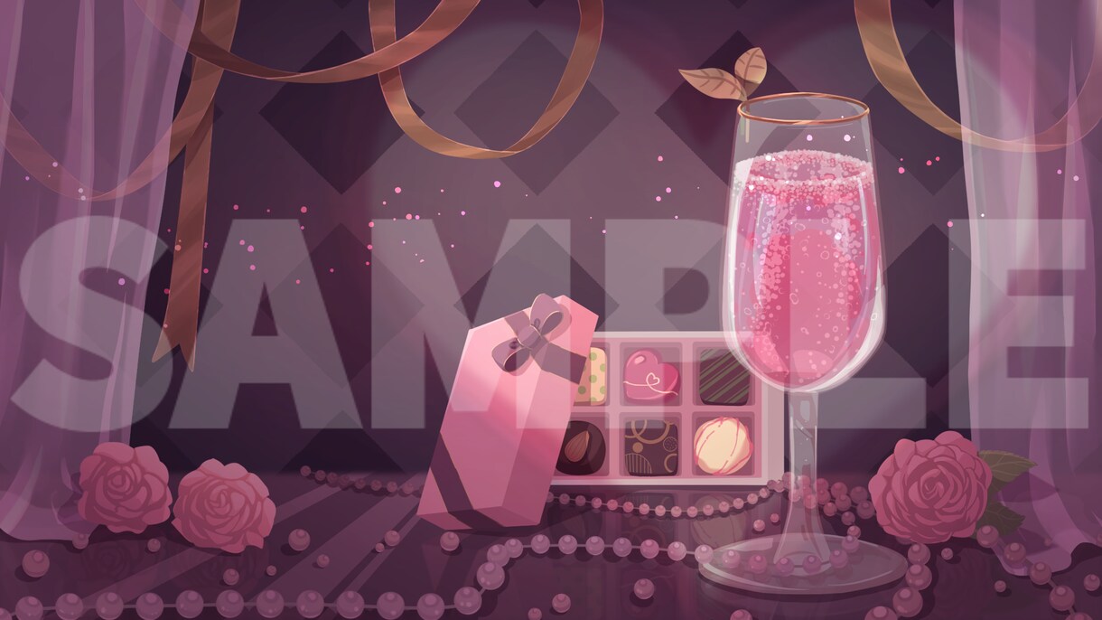 Vtuber様必見!背景お描きします 商業利用OK！配信や動画に使えるかわいい背景イラストです！！ イメージ7