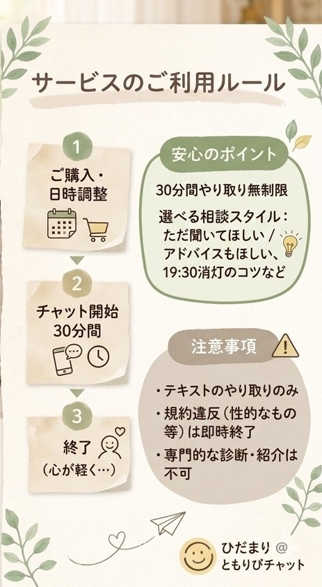 元教員３姉妹ママが子育てチャット相談を受けます 3姉妹ママが30分間そっと寄り添いお気持ちを一緒に整理します イメージ2