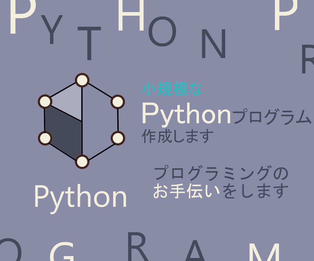 小規模なPythonプログラム作成します プログラミングのお手伝いをします イメージ1