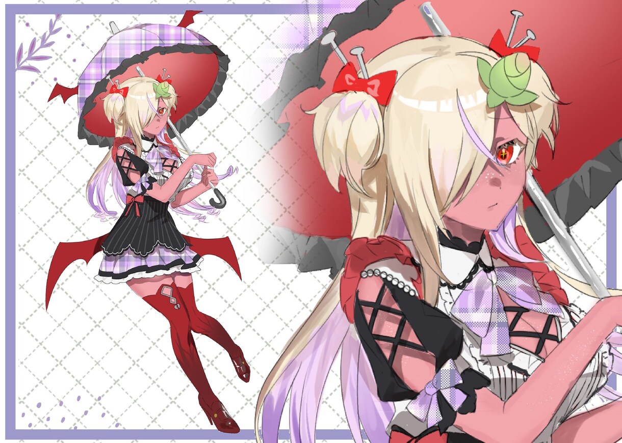 VTuber用のキャラデザ～モデリングを作成します モデリングのみの対応も承っております。 イメージ8