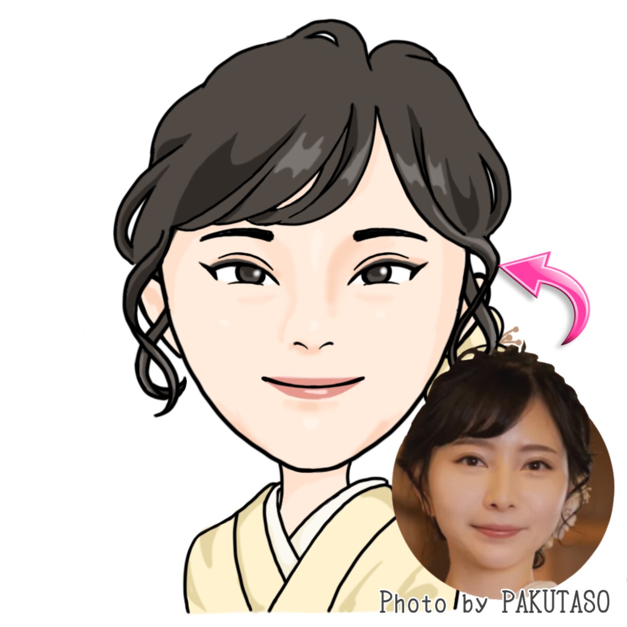 ちょいデフォルメ似顔絵⭐️描かせていただきます 名刺、アイコンなどにお使いください！条件付き割引あり☆ イメージ6