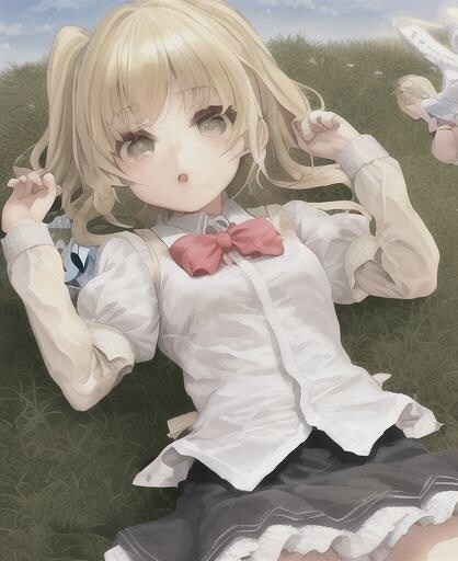 SNSアイコン等◎美少女キャラ(3人分)を描きます 猫耳、天使、制服の美少女キャラが得意です！ イメージ4