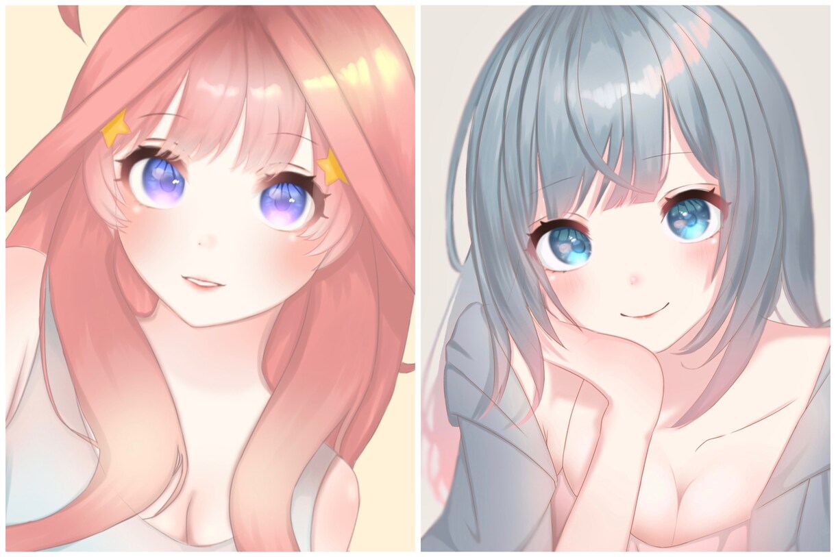 SNSのプロフィール画像、アイコン画像を描きます かなりお安く、丁寧にお作りします！ イメージ1