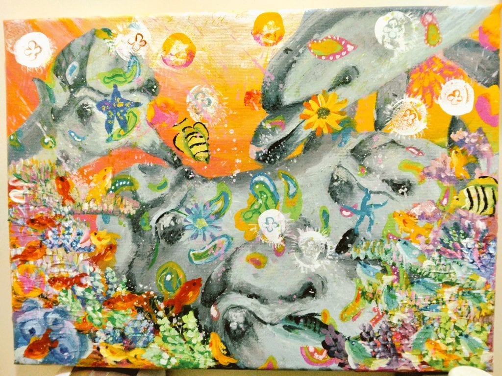 世界に一つだけの絵を描きます 色鮮やかなオリジナル作品を描きます！ イメージ1