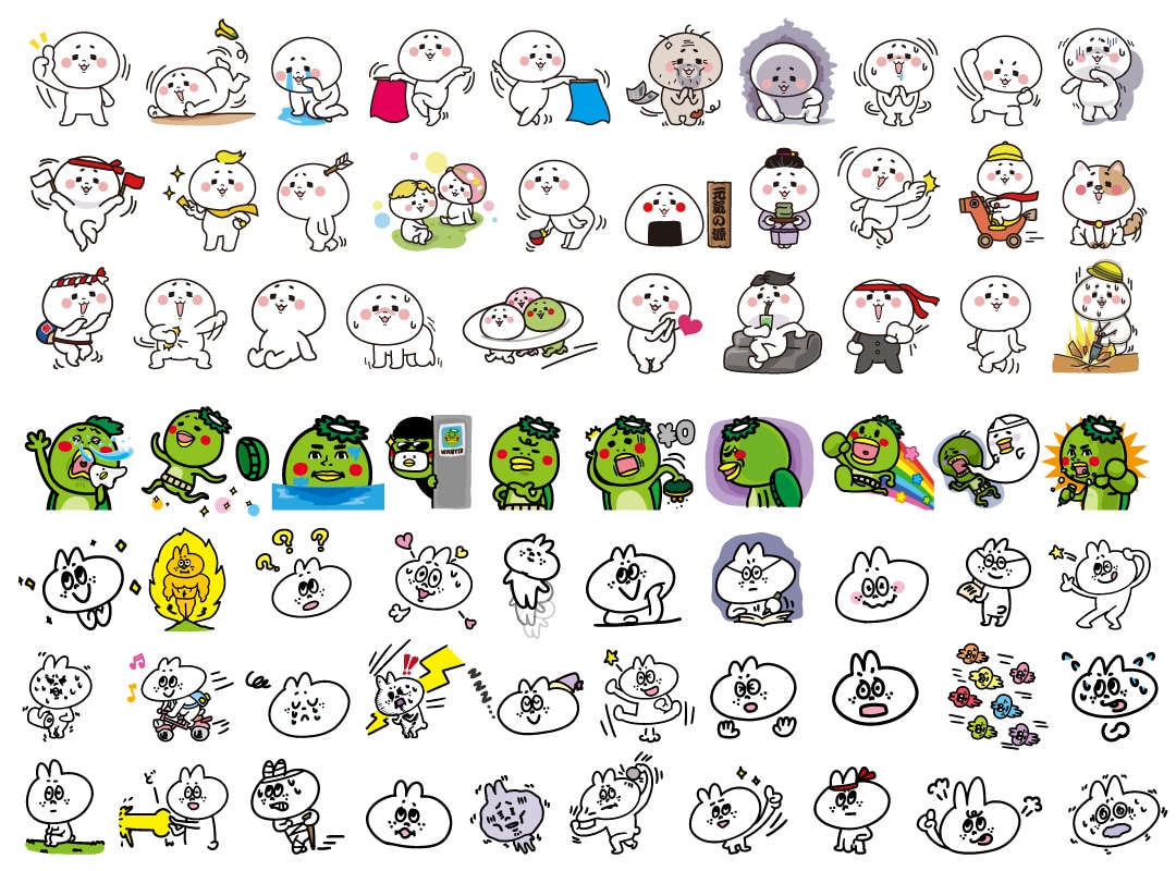 非萌え系のシンプルかわいいイラスト描きます 起業、新サービスのキャラクターや動画、本、メニュー挿絵にも！ イメージ3