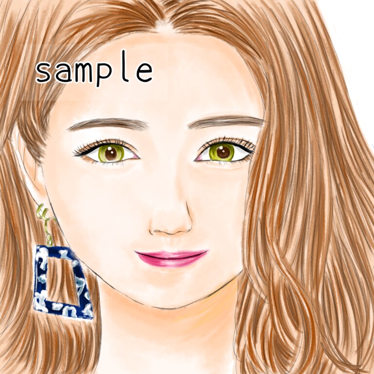 お写真をもとに本格的で綺麗な似顔絵を描きます 水彩風☆アイコンやプレゼントにもおすすめ！ イメージ4