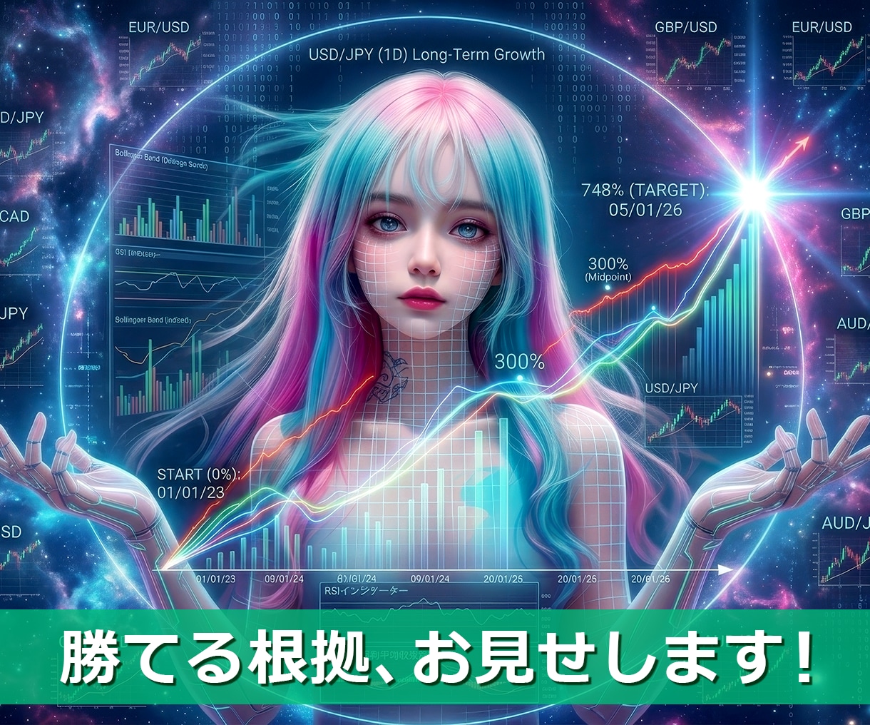 明確な根拠！無裁量FXツールを提供します 自信があるからこそ、ご購入前に全貌を公開します！ イメージ1